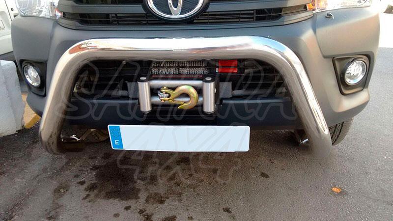 Winch mount for original bumper for Toyota Hilux Revo 2016-