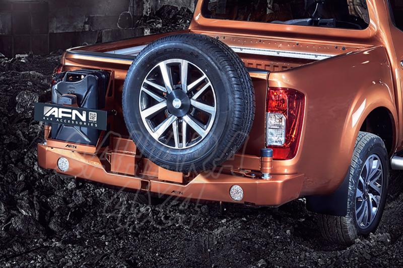 Rear bumper with double support for Nissan Navara D23 - 