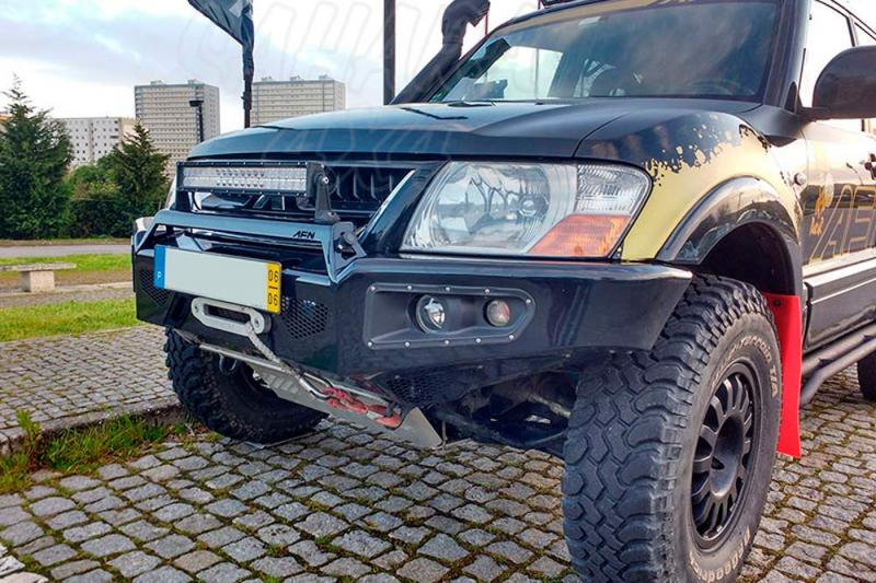 Front bumper with winch mount AFN for  Mitsubishi Pajero V60 