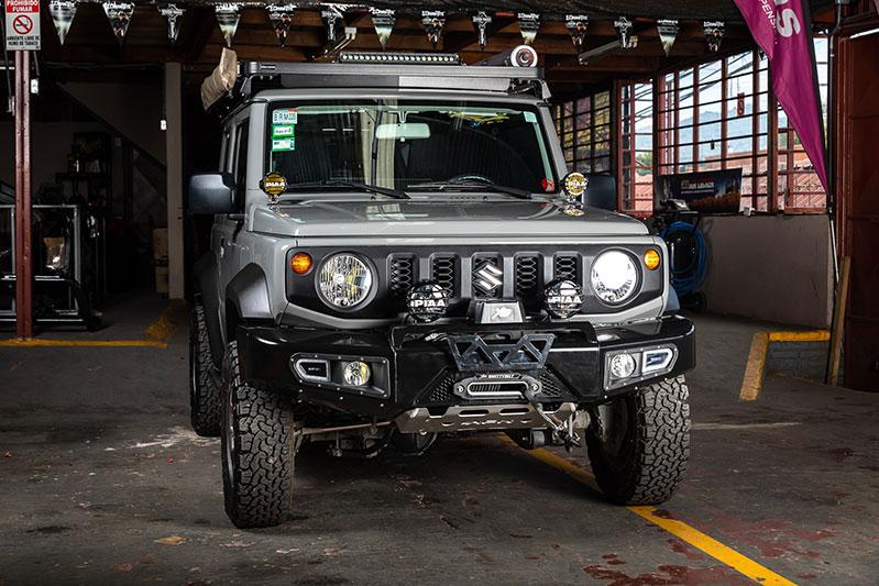 Front bumper with winch mount AFN for Suzuki Jimny [2018 - ]