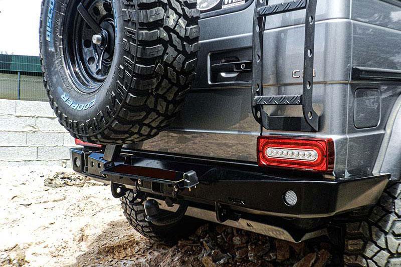 Rear bumper with support for Mercedes Clase G 