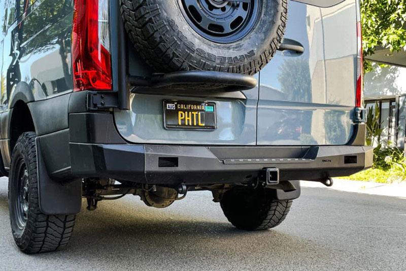 Rear Bumper with Step for Mercedes Sprinter W907-910 [2018 - ]