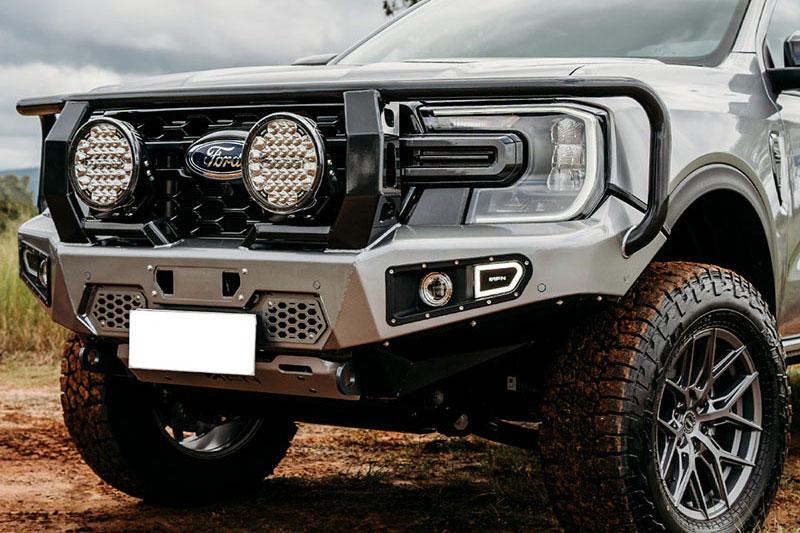 Front bumper with winch base. version AFN Africa for Ford Ranger [2023 - ]