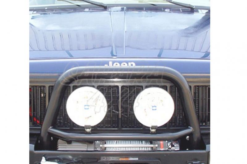 Arco central AFN con soporte de faros para parachoques frontal para Jeep Cherokee XJ 84-01
