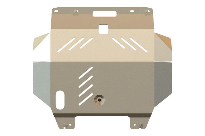 ALUMINIUM skid plates Sheriff for Nissan X-Trail 2001-2007