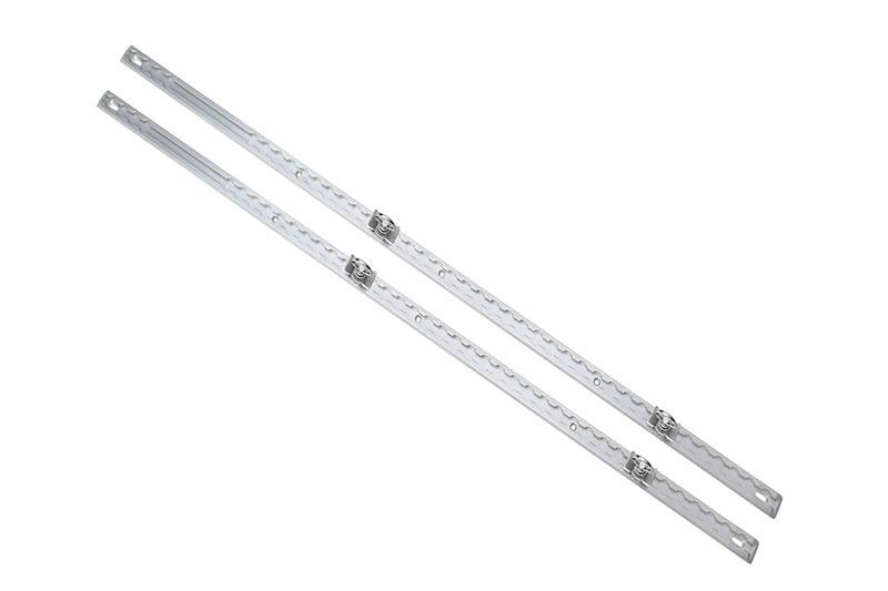 DECKED - Set of 2 Core Trax 1092mm Cargo Rails with 4 tie downs