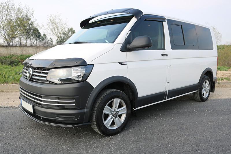 Kit of fender flares and moldings in ABS (11 pieces) VW T6 2015-2019 (short SWB, right side door)