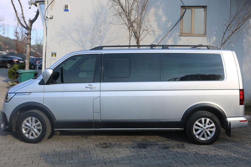 Kit of fender flares and moldings in ABS (11 pieces) VW T6.1 2020+ (short SWB, dual rear door)