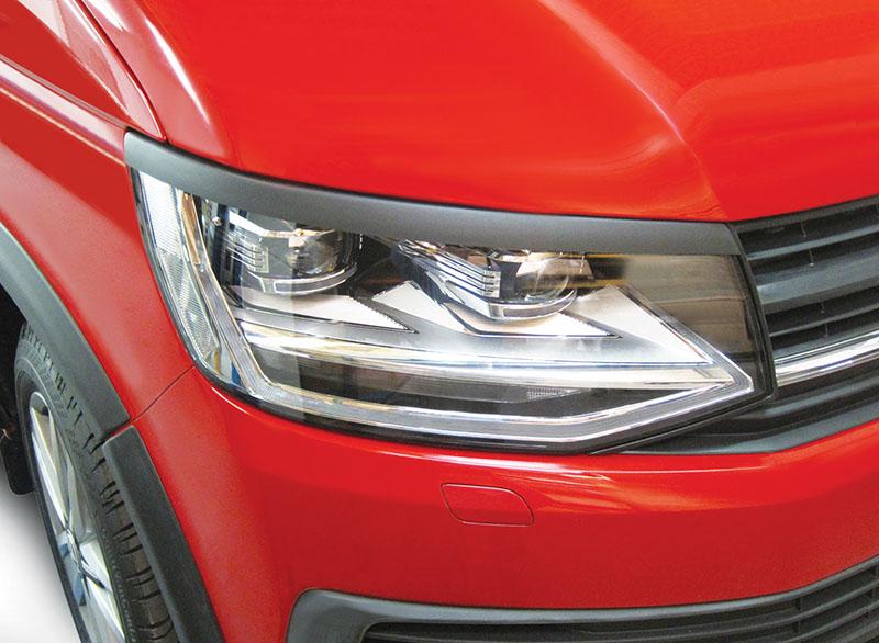 Headlight trims in ABS, black color (only T5.1 2010-2015)