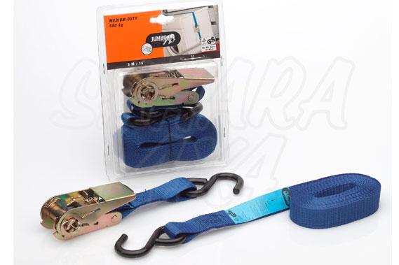 1 25mm ratchet strap 5m + hooks