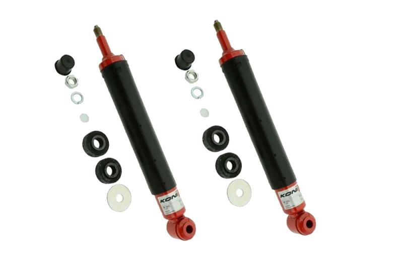 Pair of Koni Heavy Track rear shock absorbers Toyota Land Cruiser 105/80 +50 mm