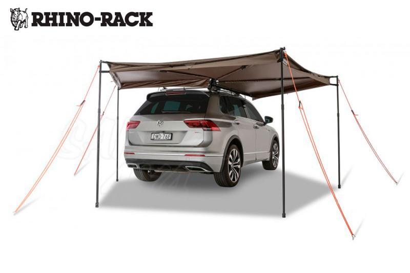 Toldo RHINO RACK Batwin compact 2 metros (para lado derecho vehculo) - El toldo Batwing Compact cuenta con el mismo estilo y funcin que su hermano mayor, con caractersticas diseadas para un uso sencillo. 