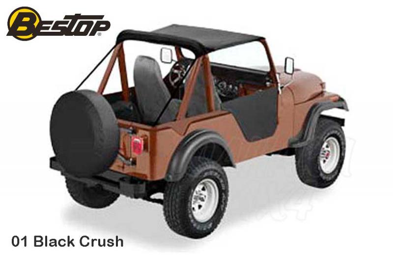 Bikini tradicional Bestop para Jeep CJ - Seleccione su color y ao