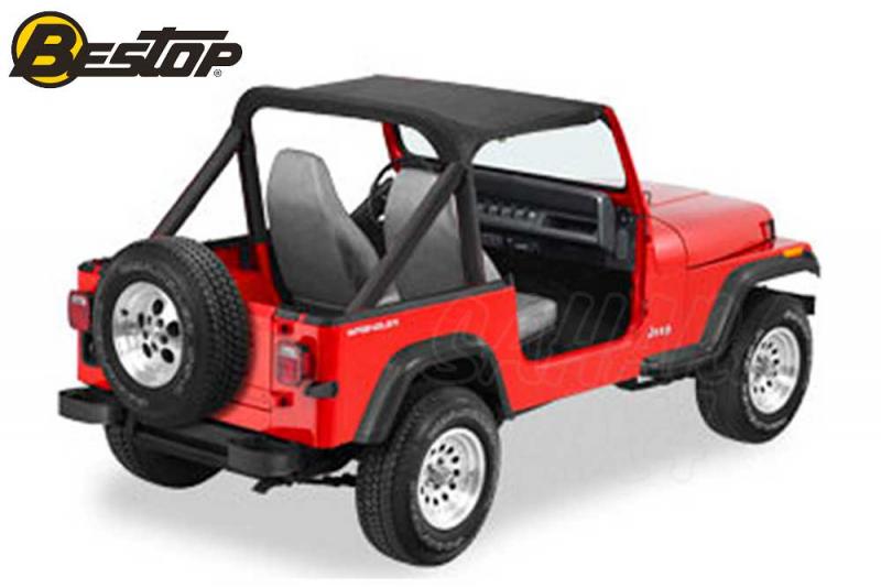 Bikini sin correas Bestop para Jeep Wrangler YJ - Seleccione su color 