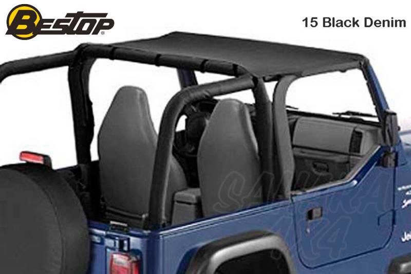 Bikini Bestop color Black denim para Jeep Wrangler TJ 96-02