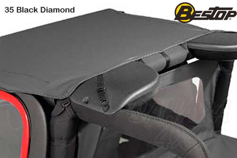 Bikini Bestop color Black Diamond para Jeep Wrangler TJ 03-06