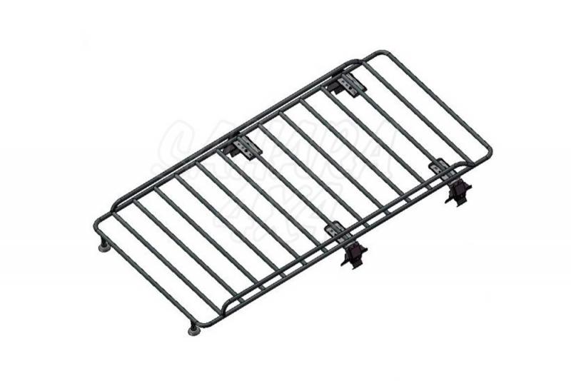 Baca de carga portaequipajes grande semi-abierta (cierre lateral). 6 soportes Pathfinder R51