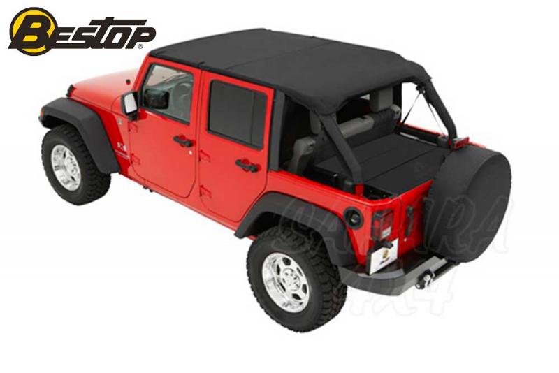 Bikini Top Header without belts Jeep JK 4D