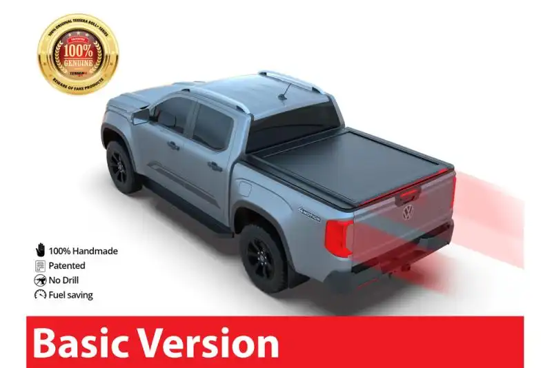 Persiana Tessera Roll+ persiana enrollable en Negro Mate Volkswagen Amarok 2023+ 