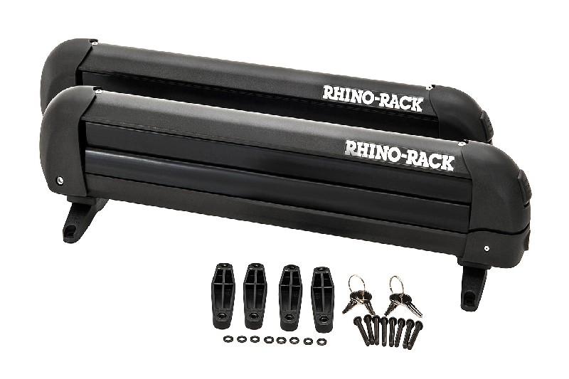 Portador de esqus y snowboard - 4 esqus o 2 tablas de snowboard - El soporte de esqu y snowboard Rhino-Rack 574 puede contener hasta 4 pares de esqus o 2 tablas de snowboard.