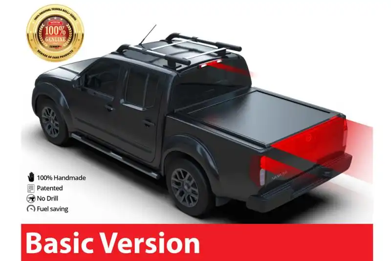 Tessera Roll+ Roller cover in Matt Black Nissan Navara D40 - Valid for Dual Cab