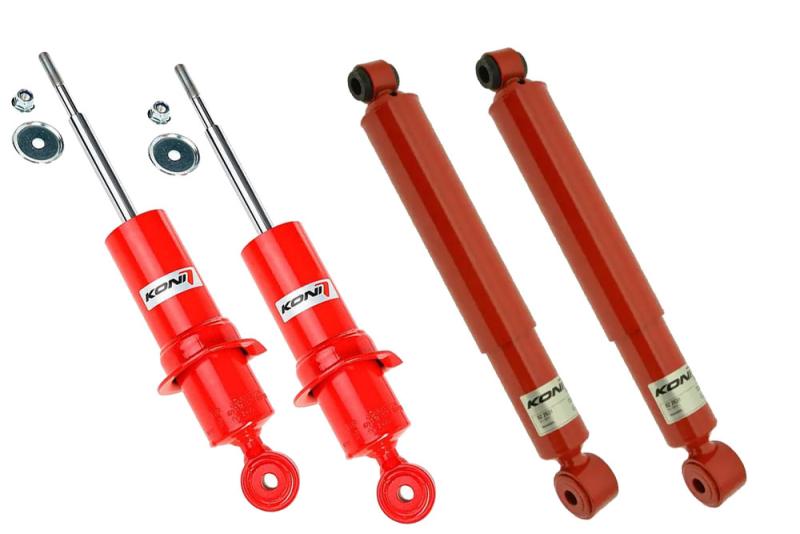 Kit 4 Shock Absorbers Koni Heavy Track Nissan Navara D23 Leaf Spring