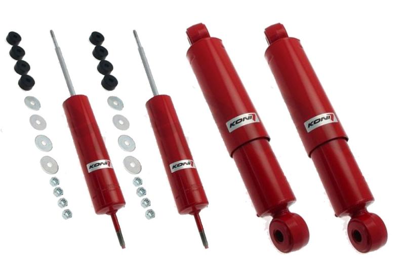 Kit 4 Shock Absorbers Koni Raid Toyota Land Cruiser 71/74/76/78/79 1999+ +50 mm