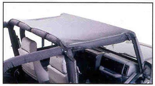 Steel Horse California Brief 93415 Jeep Wrangler Removable Summer Soft Top - 1997-2002 - Black Denim