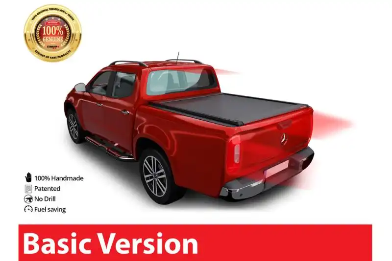 Tessera Roll+ Roller cover in Matt Black Mercedes Clase X - Valid for Dual Cab