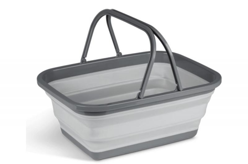 Cuenco plegable Kampa - Lavabo de cocina gris mediano plegable