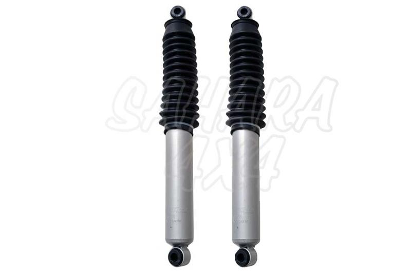 Pareja de amortiguadores traseros Raptor 4x4 Suzuki Samurai/Santana 06158 - Pareja de amortiguadores, tarado blando, compatible con altura +7,5 cm / 3