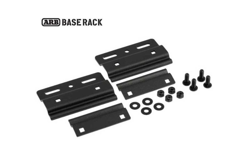 Soporte base rack montaje horizontal , incluye 2 soportes anchos , hasta 6 Kg - Válido para Bacas Base Rack ARB