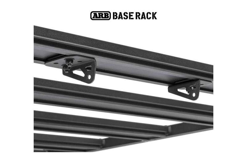 Soporte base rack para barra de LED, zona inferior , soportes laterales hasta 3.5 Kg
