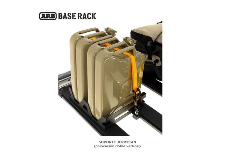 Soportes Jerrycan dual vertical - Vlido para Bacas Base Rack ARB *Seleccionar diferentes opciones