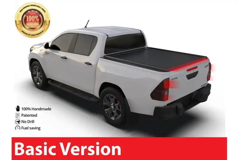 Tessera Roll+ Roller cover in Matt Black Toyota Hilux Revo 2016+ - Valid for Dual Cab