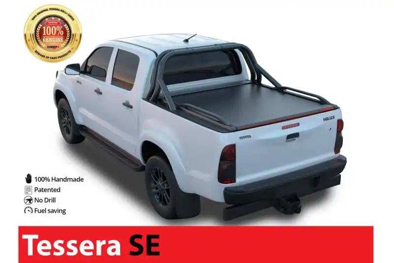 Tapa enrollable Tessera SE en negro mate Toyota Hilux Vigo 2005-2016