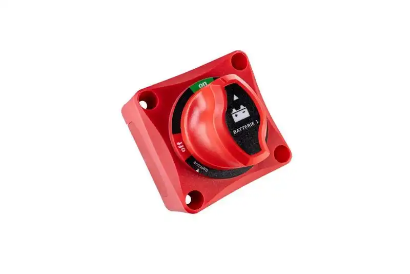 Interruptor de batería principal para autocaravanas y 4x4 con corte de excitación, 48 V / 275 A