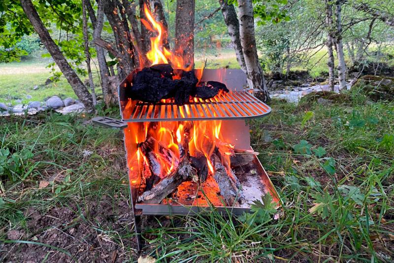 Barbacoa portatil Sahara 4x4 