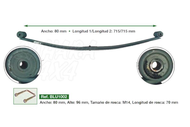 Ballesta trasera HD para Citroen Jumper 94-06