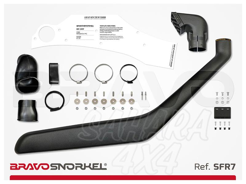 Snorkel Bravo para Ford Ranger PJ/PK (2007 - 2011)