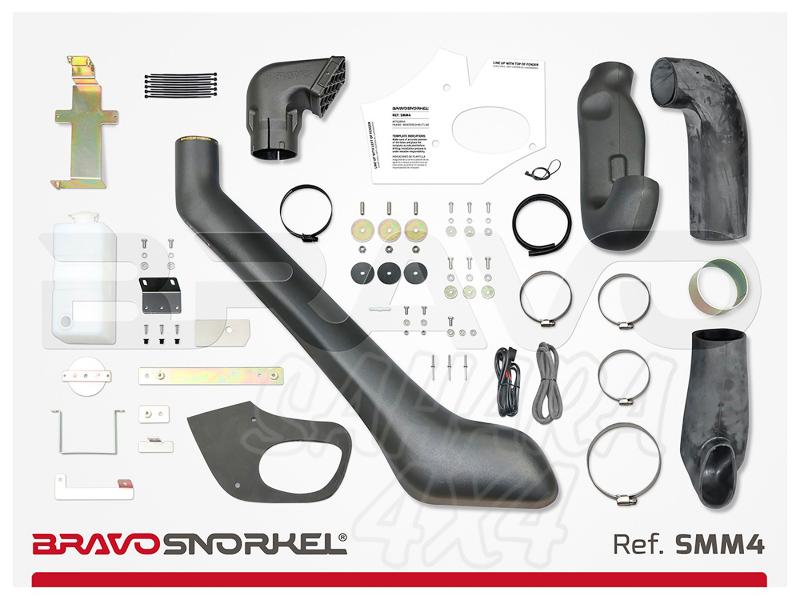Snorkel Bravo para Mitsubishi Montero V80 BK (2007-)