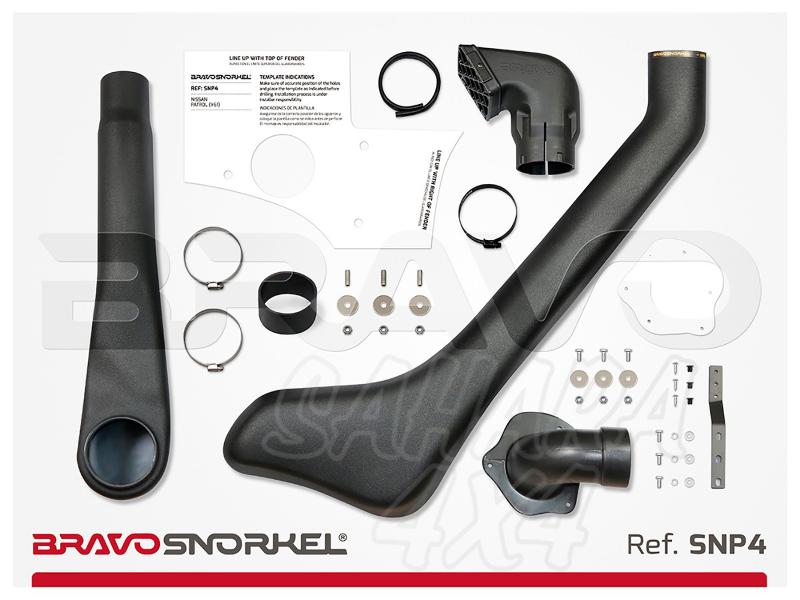 Snorkel Bravo para Nissan Patrol Y61 (2005-)