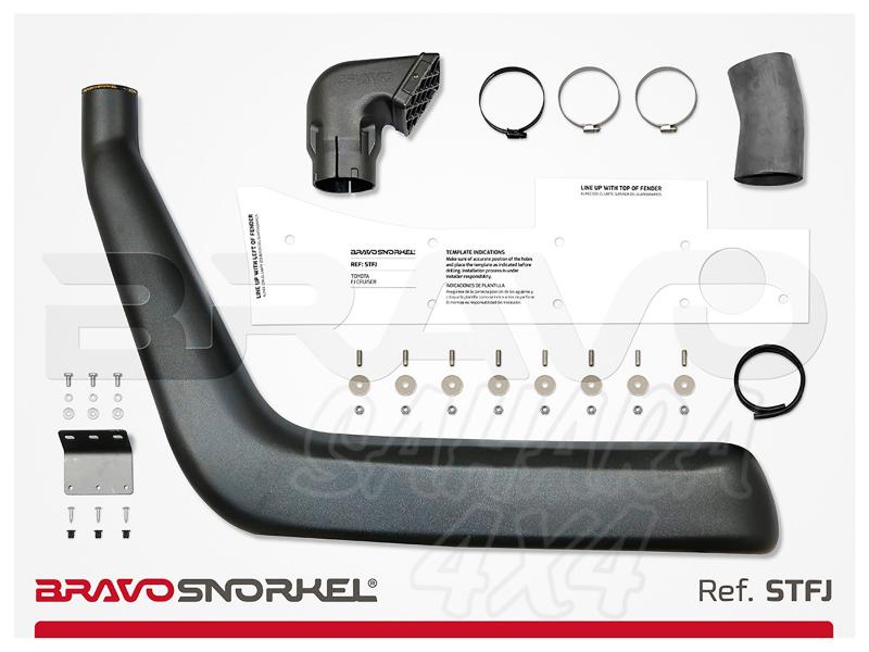 BRAVO SNORKEL TOYOTA FJ CRUISER (2006-Onwards) - The European genuine Snorkel