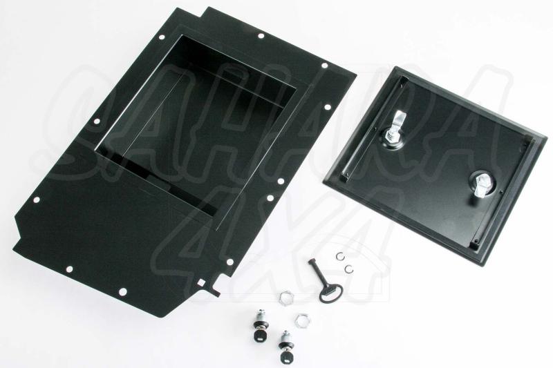 Caja seguridad bajo pies para Defender td4 - Disponible para lado conductor o pasajero