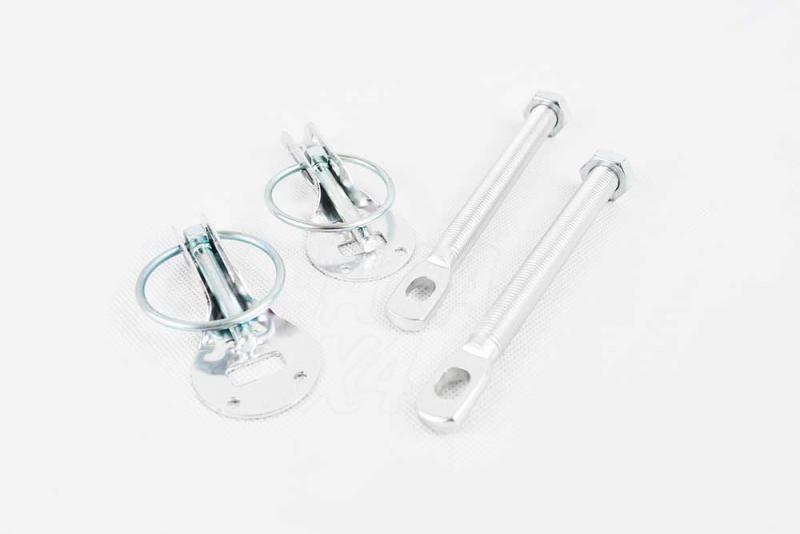 Competition Bonnet Pin Kit (Silver) Stainless steel