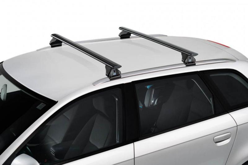 Kit de barras aluminio CRUZ Airo FIX Dark Dacia Duster 5p (I.2 - railing) (2014-->2018)