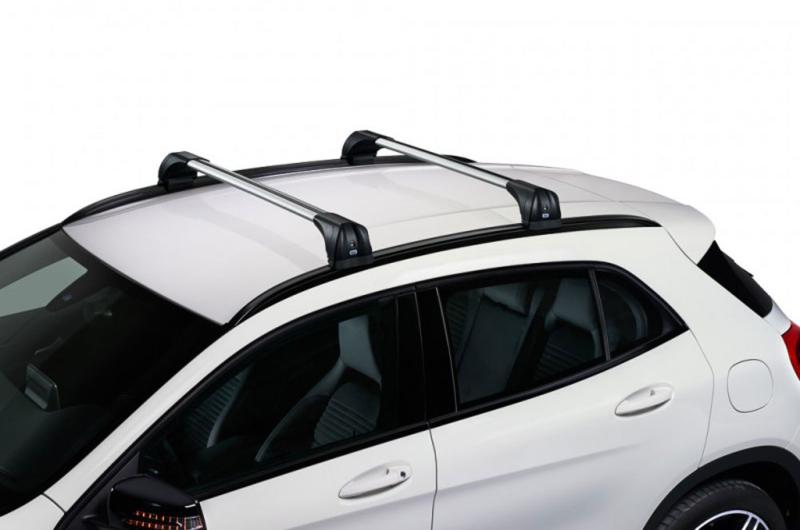 Kit de barras aluminio CRUZ Airo Fuse Kia Sorento 5p (III/UM - railing integrado) (2015-->2020)