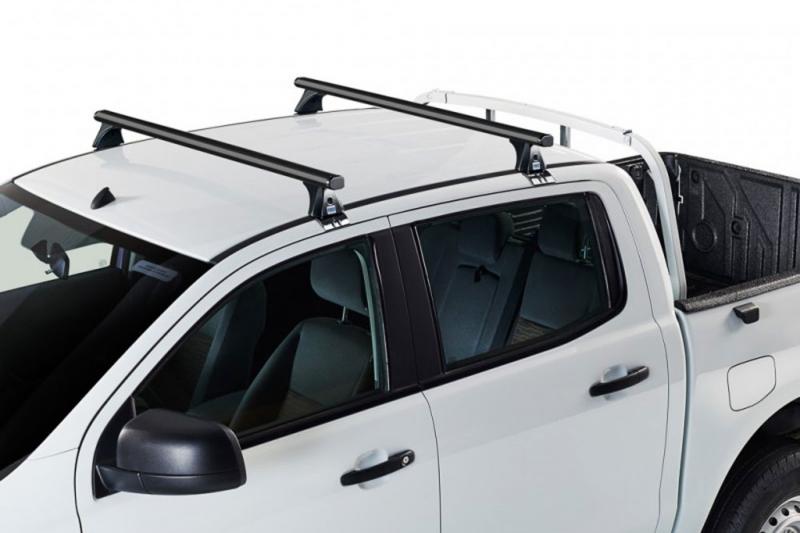 Kit aluminium bars CRUZ Alu Cargo Dark T M. L200 (2015--) dual cab - Fixing type: B Roof edge