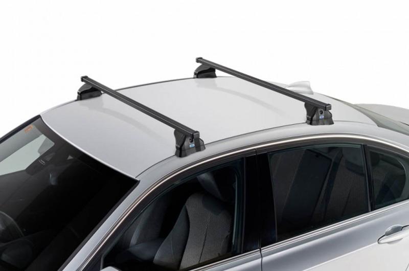 Kit de barras acero CRUZ Oplus S-FIX Dacia Duster 5p (I.2 - railing) (2014-->2018)