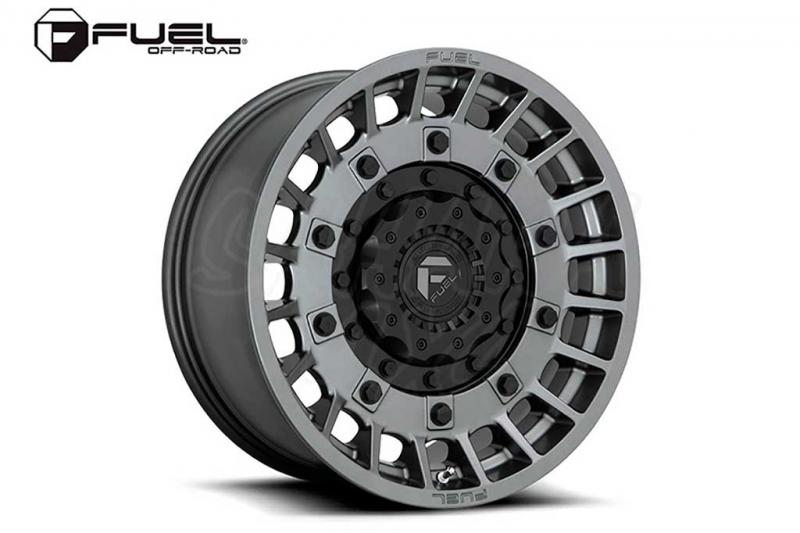 Fuel MILITIA Wheel for Ford Ranger 2012- - Size: 9x17 6x139.7 ET1 (+11.33cm) Matte GUN BLK